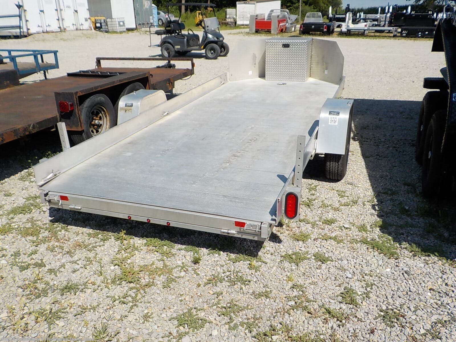 2019 Aluma  UT14  UTV ALL ALUMINUM UTILITY TRAILER - Used Utility Trailer for sale by Fullenkamp's Frenchtown Trailer Sales in Versailles, Ohio