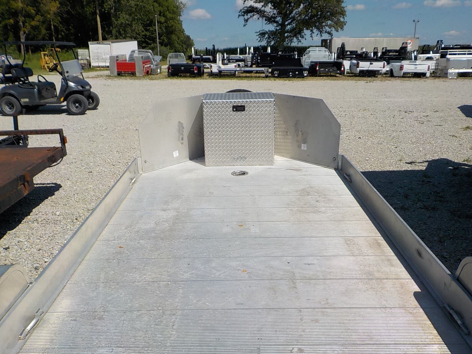 Used 2019 Aluma  UT14  UTV ALL ALUMINUM UTILITY TRAILER available in Versailles, Ohio