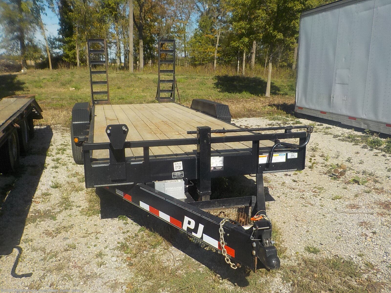 2021 PJ Trailers C8 8" CHANNEL EQUIPMENT TRAILER - Used Equipment Trailer for sale by Fullenkamp's Frenchtown Trailer Sales in Versailles, Ohio