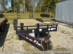 2021 PJ Trailers C8 8" CHANNEL EQUIPMENT TRAILER - Used Equipment Trailer for sale by Fullenkamp's Frenchtown Trailer Sales in Versailles, Ohio