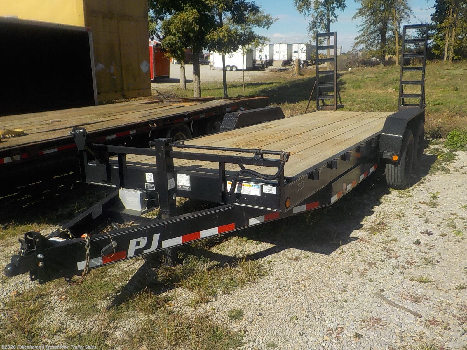 Used 2021 PJ Trailers C8 8" CHANNEL EQUIPMENT TRAILER available in Versailles, Ohio