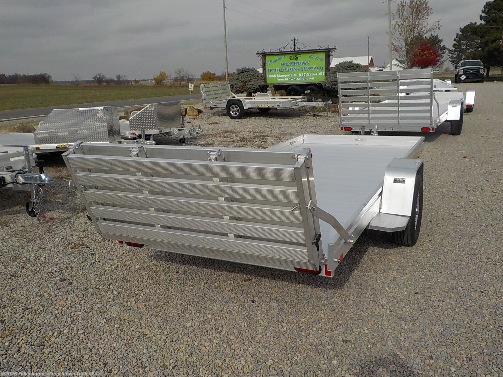2026 Aluma 6814H-S-BT - New Utility Trailer for sale by Fullenkamp's Frenchtown Trailer Sales in Versailles, Ohio