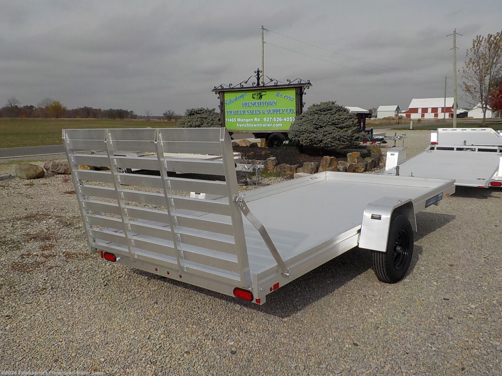 2026 Aluma 7814ESA-S-TG - New Utility Trailer for sale by Fullenkamp's Frenchtown Trailer Sales in Versailles, Ohio