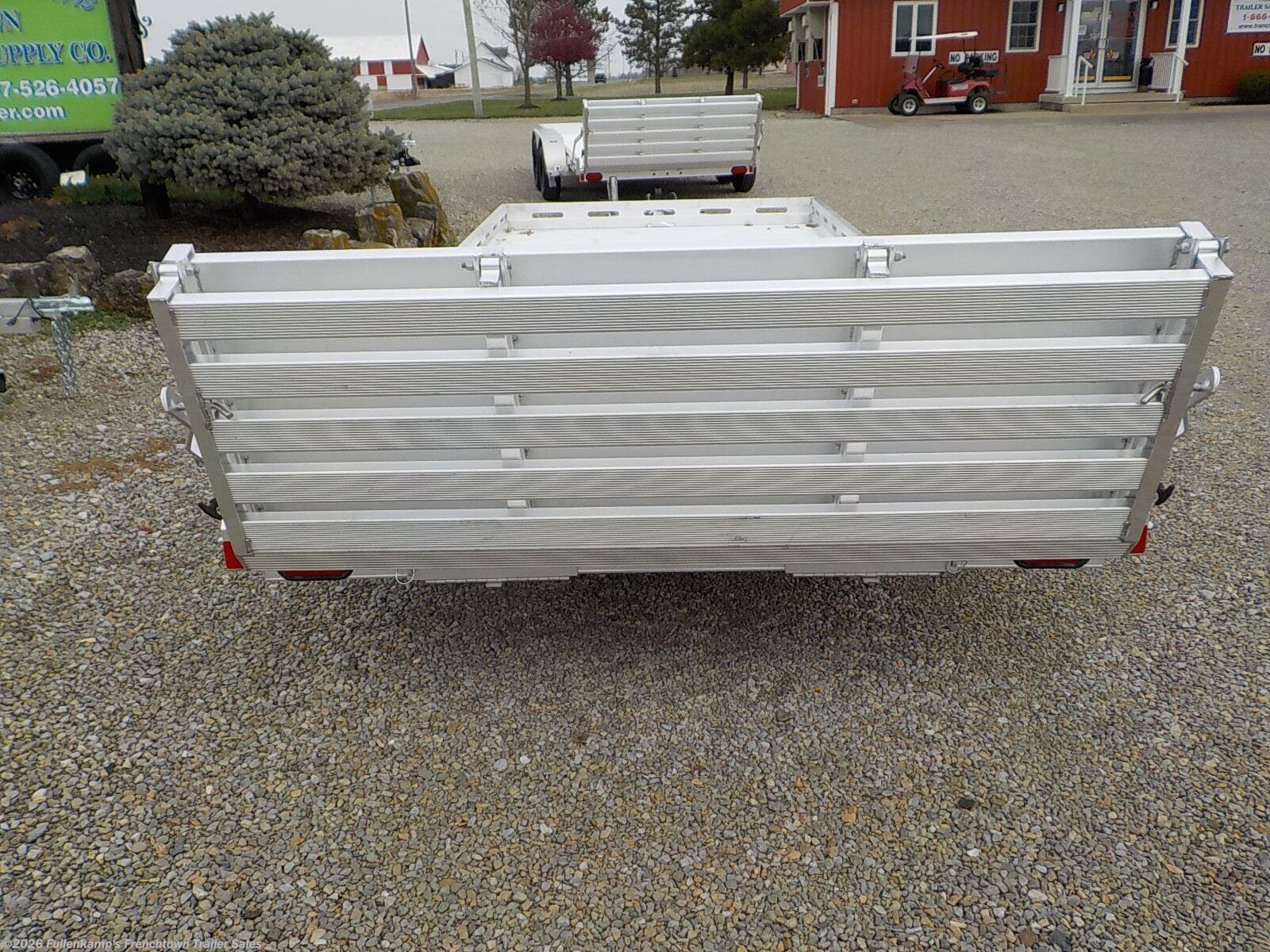 2026 Aluma 8018TA-EL-R-BT-RTD - New Utility Trailer for sale by Fullenkamp's Frenchtown Trailer Sales in Versailles, Ohio