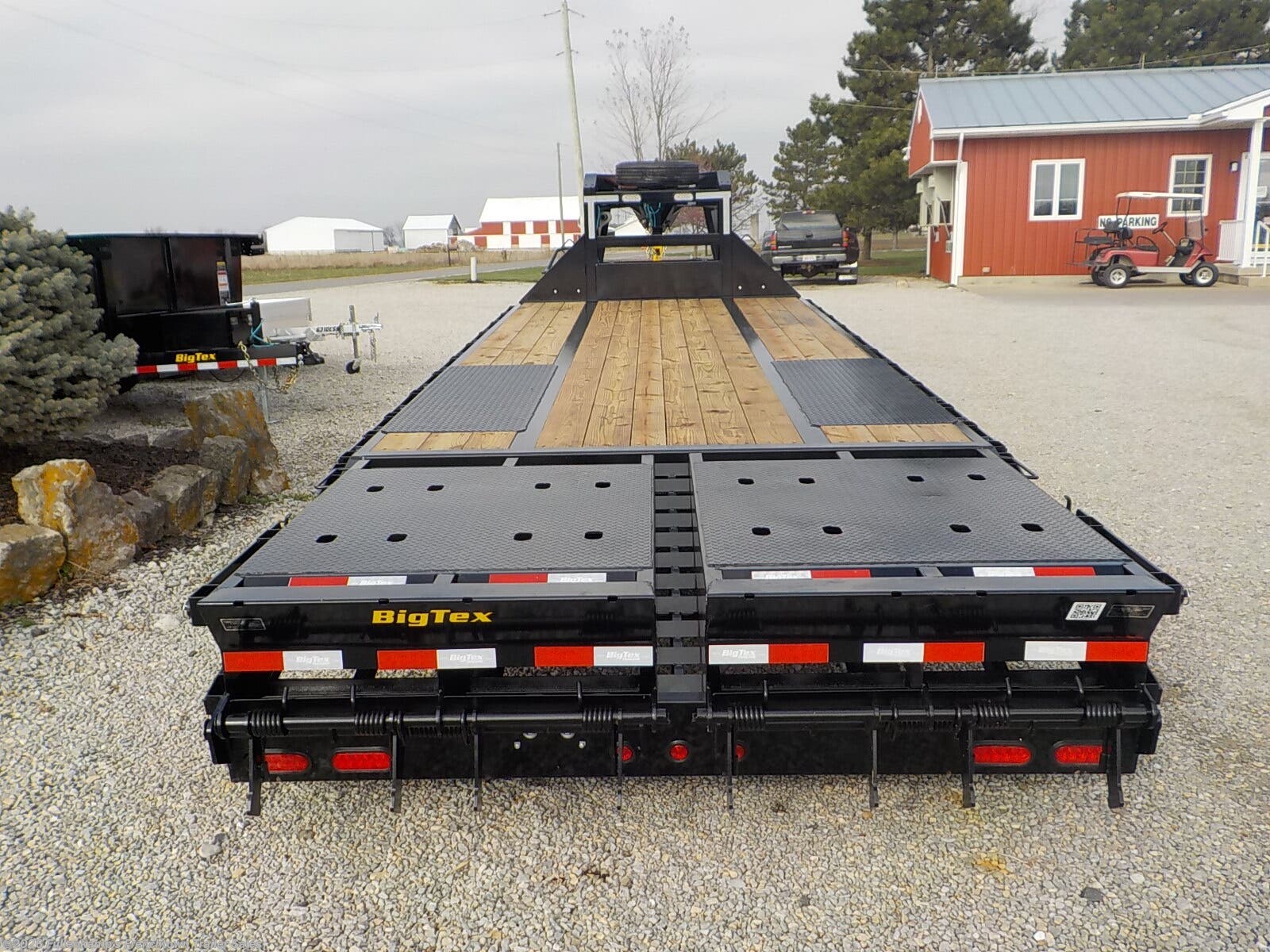 2026 Big Tex 25GN-25D5A-MRBK 17.5 LR H TIRES - New Deckover/Flat Deck Trailer for sale by Fullenkamp's Frenchtown Trailer Sales in Versailles, Ohio