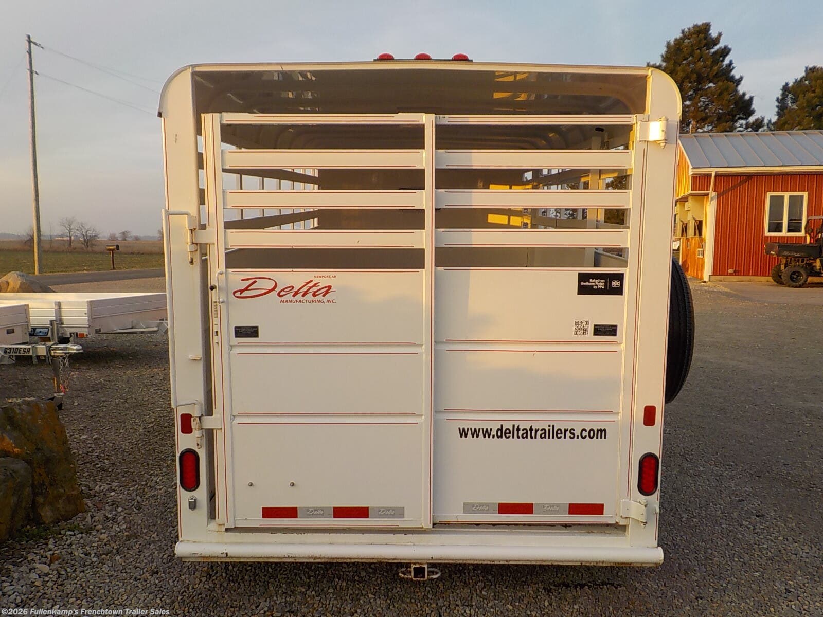 2025 Delta  500 SERIES, 18' BP - Used Cattle/Livestock Trailer for sale by Fullenkamp's Frenchtown Trailer Sales in Versailles, Ohio