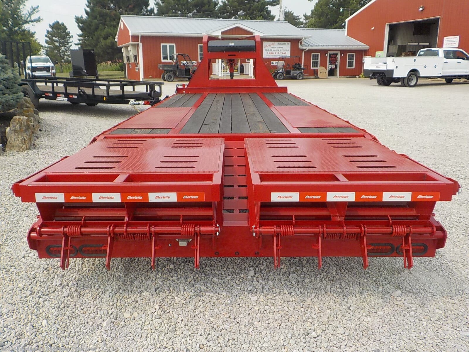 2026 Liberty LF25K102X20+5B12GNPF DUAL WHEEL FLATBED GOOSENECK - New Deckover/Flat Deck Trailer for sale by Fullenkamp's Frenchtown Trailer Sales in Versailles, Ohio