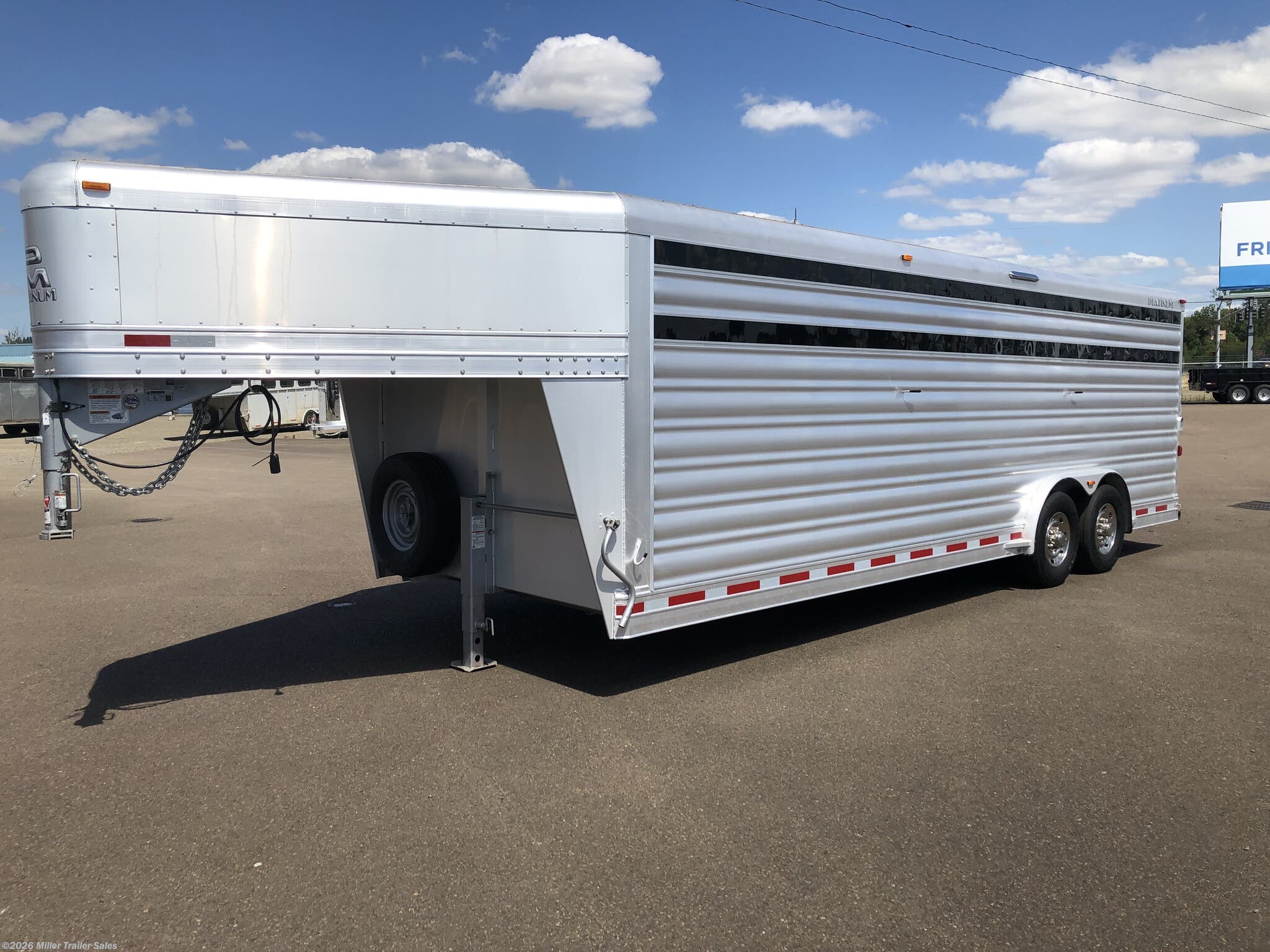 Livestock Trailer for sale New 2019 Platinum Coach 24 stock OR Livestock Trailer Classifieds