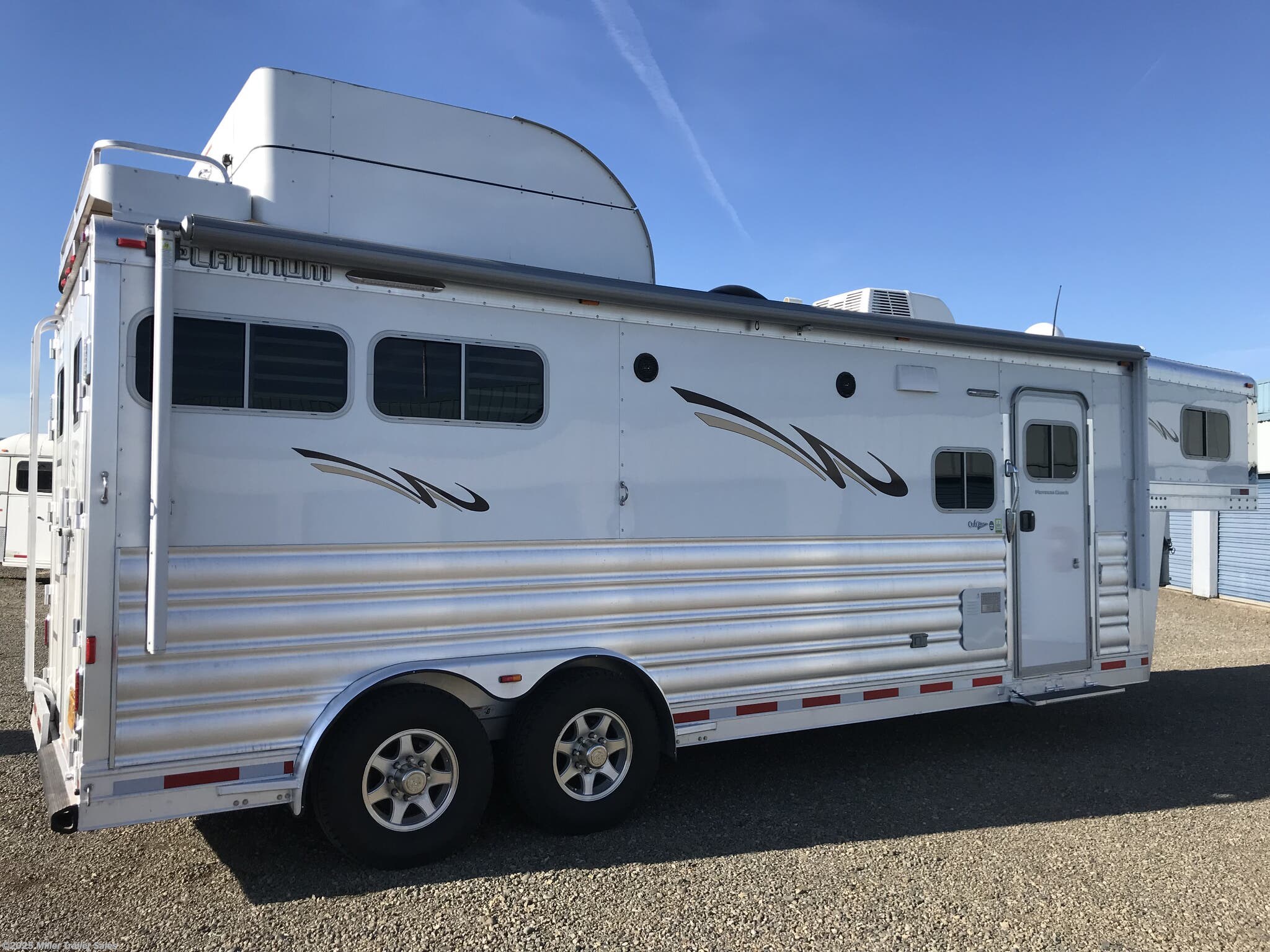 2 Horse Trailer for sale | Used 2016 Platinum Coach 2 ...