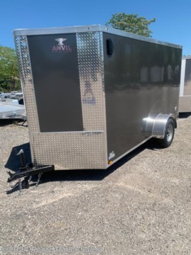 * 2023
* Pro Series
* Polycore Charcoal Exterior
* Empty Weight 1,200#
* GVWR 2,990#
* 2&quot; Coupler
* Top Wind Jack
* Safety Chains
* Rounded V-Nose w/ Anodized Front Corners
* DP Stoneguard
* ATP on Nose
* 32&quot; x 68&quot; Side Door w/ Bar Lock
* ST205/75 R 15 Tires w/ 5 Bolt Silver Wheels
* Aluminum Fenders, Ramp w/ Bar lock &amp; Spring Assist
* LED Lights
* License Plate Holder w/ Light
* NP Roof Vent
* Light w/ Switch
* Plywood Walls and Floor
* Electric Brakes
* 16&quot; O/C Roof Bows &amp; Crossmembers
* Spare Tire, Inside Spare Tire Mount
* 12&quot; 3/4&quot; Plywood Kick Plate
* 7&quot; LED Strip w/ Switch by Side Door
* (4) Floor Mounted D-Rings
* Skid Plates on Lower Rear Posts
Call for details and pricing information!
Rentz Trailers
12826 US-19, Hudson, FL 34667
727-863-2700