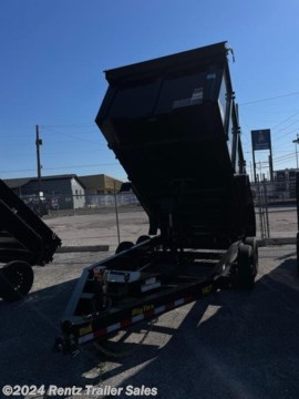 * 2024
* Black
* Big Tex Heavy Duty Lo Profile Dump Trailer
* 4ft Sides
* Empty Weight 4,936
* GVWR 14,000#
* 2) 7,000# Dexter Drop Axles w/ EZ Lube Hubs &amp; Elec. Brakes
* 7,000# Spring-Loaded Drop-Leg Top Wind (Bolted On) Jack 
* 10 Gauge Smooth Steel Floor
* 8&quot; I-Beam Frame w/ Integrated Tongue
* 16&quot; x 6&quot;; HD Black Mod 8 Bolt
* Superior Quality Finish is Applied for a Highly Decorative and Protective Finish
* L.E.D. D.O.T. Stop, Tail, Turn &amp; Clearance Lights
* 8&quot; I-Beam Tongue
* Adjustable 2-5/16&quot; Cast Coupler in Channel
* 9&quot; x 72&quot; Double Square Broke Diamond Plate Fenders
* 7-Way RV Electric Plug
* Bumper Pull
* Lockable Pump &amp; Battery Box Mounted in Front of Bed
* Self Contained Electric/Hydraulic Scissor Hoist
* 2&quot; Square Tubing Top Rail
* 12-Gauge Steel Sides
* (4) 1/2&quot; D-Rings Inside Bed to Secure Equipment
* Combo-Style Rear Gate
* Drop Axles for Ultra-Low 24&quot; Deck Height
* Nev-R-Adjust Electric Brakes on All Hubs
* Fully Formed Front Shroud for Tarp
* Crank Style Roll Tarp Included
* J-Hooks on Sides &amp; Rear for Tarp Control
* Tarp Rod Included to Secure Tarp on Rear
* Stake Pockets Along Sides
* Grommet Mount Sealed Lighting
* L.E.D. Lighting Package
* Protected Wiring
* Complete Brake Away System
* 110V On-Board Battery Charger (5 Amp)
* 12V Interstate Battery Included
* Spring-Loaded Door Hold-Backs
* Spare Tire Mount
* Shovel/Tool Storage Pan Included Under Bed
* 6&#39; Slide in Ramps
*Call for details and pricing information!*
*Rentz Trailers*
*12826 US-19, Hudson, FL 34667*
*7 2 7 - 8 6 3 - 2 7 0 0*