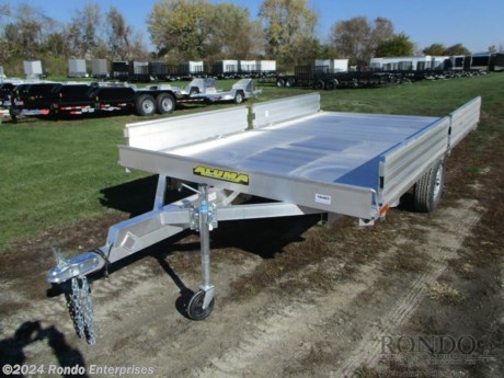 Stock #18483 New 2024 Aluma 88x12.83&#39; Aluminum Single Axle Utility, Model: A8812S-R, 2990 lbs GVW; Number of axle(s): 1; Per axle capacity: 3000 lbs; Aluminum construction, Bumper hitch,   ATV 2-3 place, (4) Side load ramps, 14 inch Tires &amp; Wheels, LEDs, Dexter Torsion idler axle, No brakes. Color: Aluminum. Estimated shipping weight as stated by Mfg: 670#. *Spare tire is NOT included. Sold separately.   Estimated payload capacity: 2320 lbs, Vin #1YGAT1212RB279798.  5 year Mfg Limited Warranty. Exclusions may apply. Located in Sycamore, IL 60178. All prices advertised do NOT include doc fee, taxes, title, and plate fees.   Go to www.rondotrailer.com for more information and to see our HUGE selection of inventory.  We&#39;re here to help because we&#39;re always behind you!     Tags:Single Axle Utility   Aluminum Aluminum Single Axle Utility Utility Open Utility Trailers Utility Utility Trailer Landscape Trailer Trailers - Other.