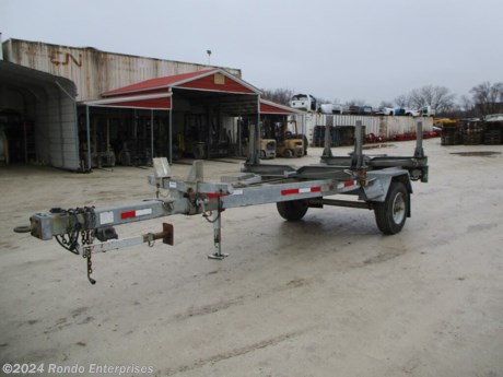 Stock #18491 Used 1999 Sauber 79x22&#39; Equipment, Model: 4410, 11250 lbs GVW; Number of axle(s): 2; Per axle capacity: 9000 lbs; Steel construction, Bumper hitch,   USED Galvanized pole trailer, Capacity: 8300 lbs, Retracted: 22&#39; L x 79 inch W, Extended: 30&#39; L x 79 inch W, Axle: 9000 lbs, Brakes: 12.25 inch x 3.38 inch, Self-adjusting, Suspension: (2) 4500 Springs, GVWR: 11250 lbs, Tires: 215/75R17.5, LR H, Rims: 6.75 x 17.5, Disc, 1 axle with electric brakes (condition unknown). Color: Silver. Estimated empty weight 2950#. *Spare tire is NOT included. Sold separately.   Estimated payload capacity: 8300 lbs, Vin #1F9UZ201XXV048259.  SOLD AS IS, NO WARRANTY.  The Buyer will pay all costs for any repairs. The Dealer assumes no responsibility for any repairs regardless of any oral statements about the trailer. Located in Sycamore, IL 60178. All prices advertised do NOT include doc fee, taxes, title, and plate fees.   Go to www.rondotrailer.com for more information and to see our HUGE selection of inventory.  We&#39;re here to help because we&#39;re always behind you!     Tags:Equipment     Other Flatbed Heavy Equipment Trailers Equipment Equipment Trailer Flatbed Trailer .