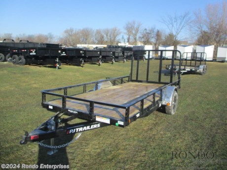 Stock #18629 New 2024 PJ Trailer 77x14&#39; Single Axle Utility, Model: U721431DSGK, 2995 lbs GVW; Number of axle(s): 1; Per axle capacity: 3500 lbs; Steel construction, Bumper hitch, A-MAY-zing Spring Sale!&amp;nbsp;April showers have come and gone. And now May is blooming with DEALS! While supplies last - Don&amp;apos;t delay! Gate, Ready Rail feature, Radial tires, LEDs, Lippert Idler axle, No brakes. Primer + powder coat Color: Black. Estimated empty weight 1440#. *Spare tire is NOT included. Sold separately.   Estimated payload capacity: 1555 lbs, Vin #3CV1U1811R2667611.  3 year Mfg Limited Warranty. Exclusions may apply. Located in Sycamore, IL 60178. All prices advertised do NOT include doc fee, taxes, title, and plate fees.   Go to www.rondotrailer.com for more information and to see our HUGE selection of inventory.  We&#39;re here to help because we&#39;re always behind you!     Tags:Single Axle Utility     Utility Open Utility Trailers Utility Utility Trailer Landscape Trailer Trailers - Other.