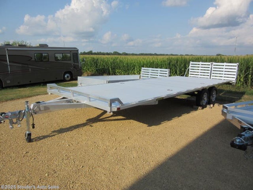 New 2024 Aluma 1026H-TA-BT 1026H 8.6 X 26 HD DECKOVER TRAILER W/BIFOLD TAIL G available in Madison Lake, Minnesota