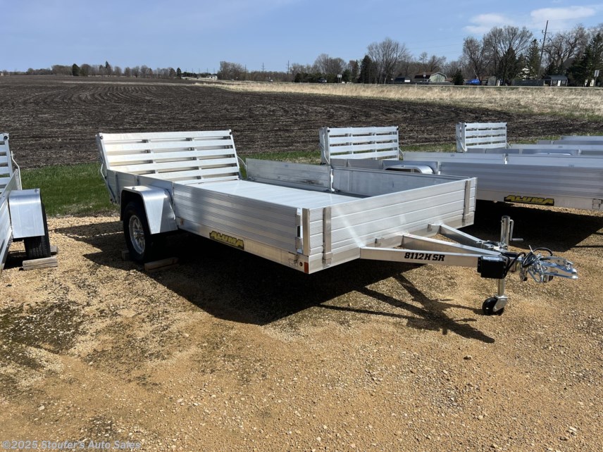 New 2025 Aluma 8112S-R-BT-SR 8112SRBT H 6.6 X 12 UTILTIY TRAIL W/BRAKES available in Madison Lake, Minnesota