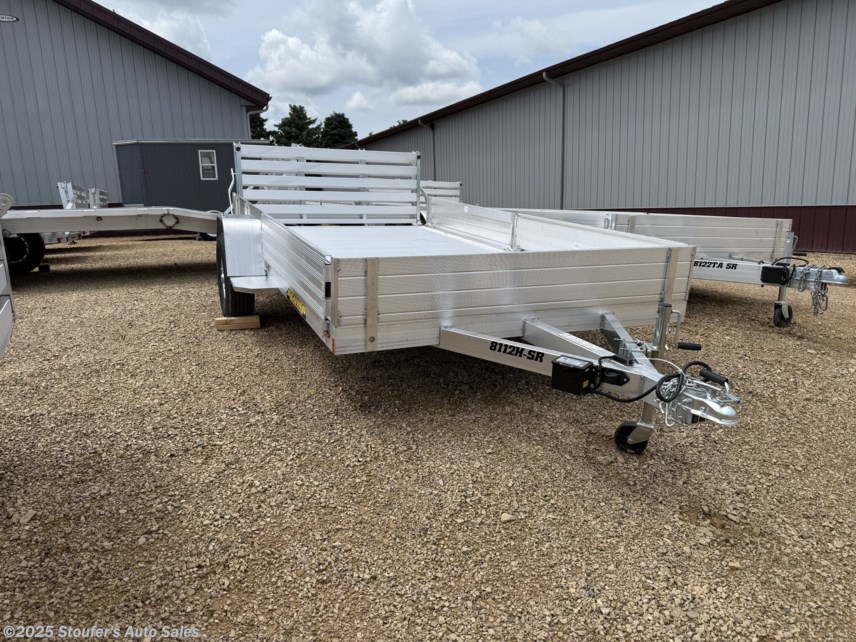 New 2026 Aluma 8112S-R-BT-SR 8112SRBT H 6.6 X 12 UTILTIY TRAIL W/BRAKES available in Madison Lake, Minnesota