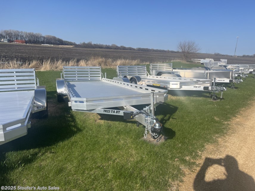 New 2026 Aluma 7822TA 6&apos;6&quot; X 22&apos; TANDEM AXLE UTILITY TRAILER W/BIFOLD TG available in Madison Lake, Minnesota