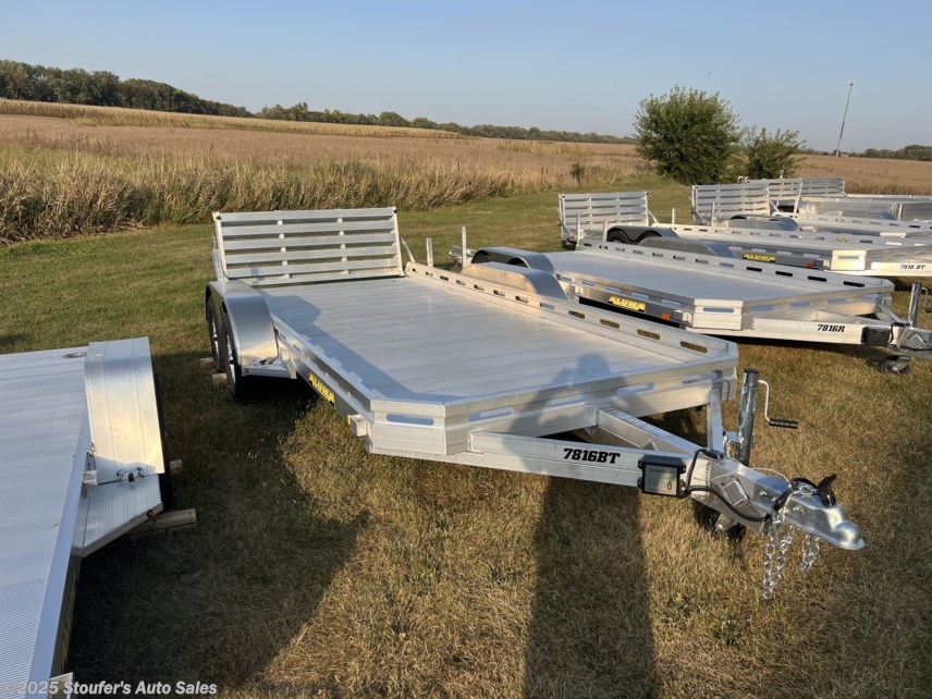 New 2025 Aluma 7816TA-BT 7816BT 6&apos;7&quot;X 16&apos; TANDEM AXLE TRAILER W/BIFOLD TG available in Madison Lake, Minnesota