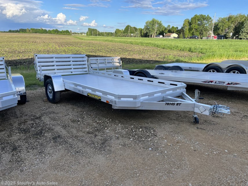 New 2026 Aluma 7814S-BT 6&apos;6 X 14&apos; UTILITY TRAILER Bifold Tail Gate available in Madison Lake, Minnesota