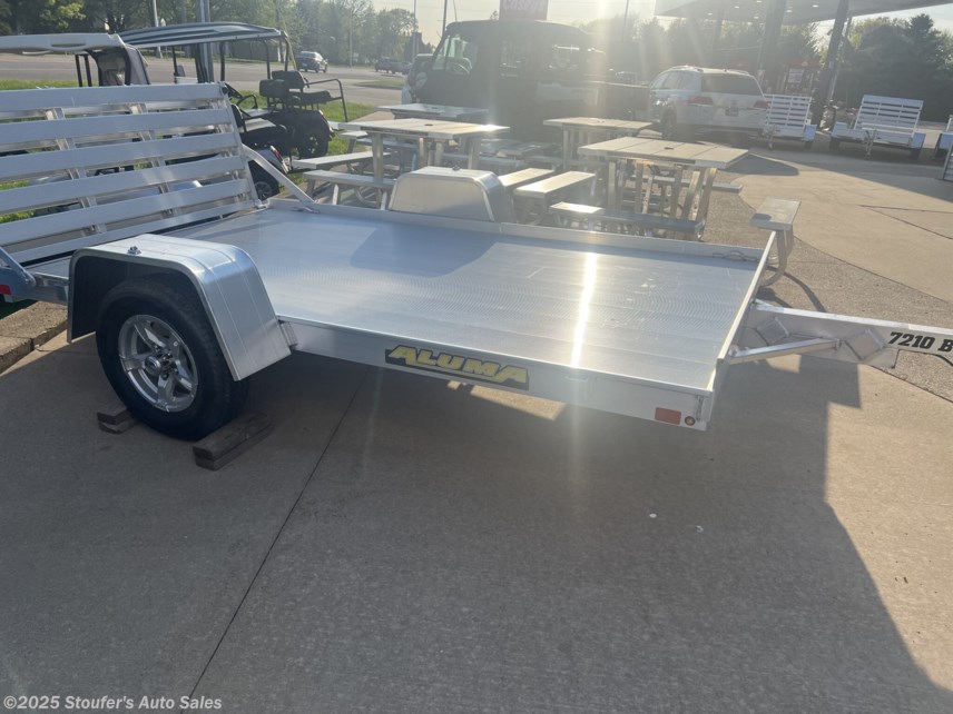 New 2025 Aluma 7210S-BT 6&apos; X 10&apos; UTILITY TRAILER W/BIFOLD TAIL TG available in Madison Lake, Minnesota