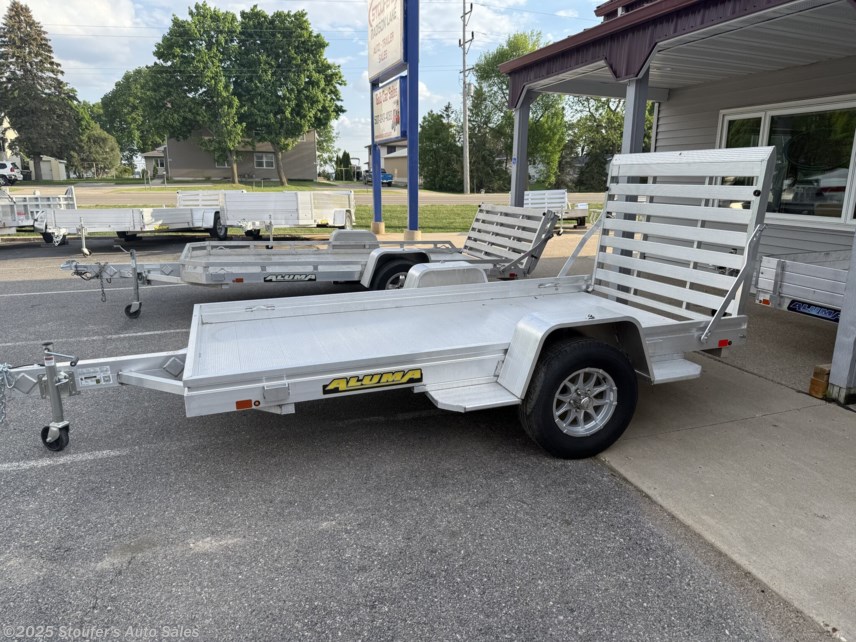 New 2025 Aluma 6310H-S-TG 6310H 5&apos;3&quot; x 10&apos; Utility Trailer w/HD Axle available in Madison Lake, Minnesota