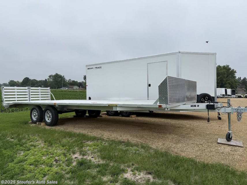 New 2024 Aluma 1026H-TA-BT 8&quot;6&quot; x 26&apos; HD Utility Trailer w/Bifold Tail Gate available in Madison Lake, Minnesota