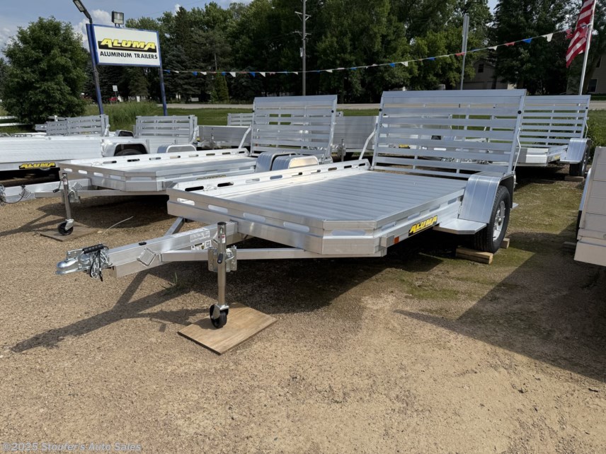 New 2026 Aluma 7712H 7712H 6.6 X 12 ALUM UTILITY TRAILER available in Madison Lake, Minnesota
