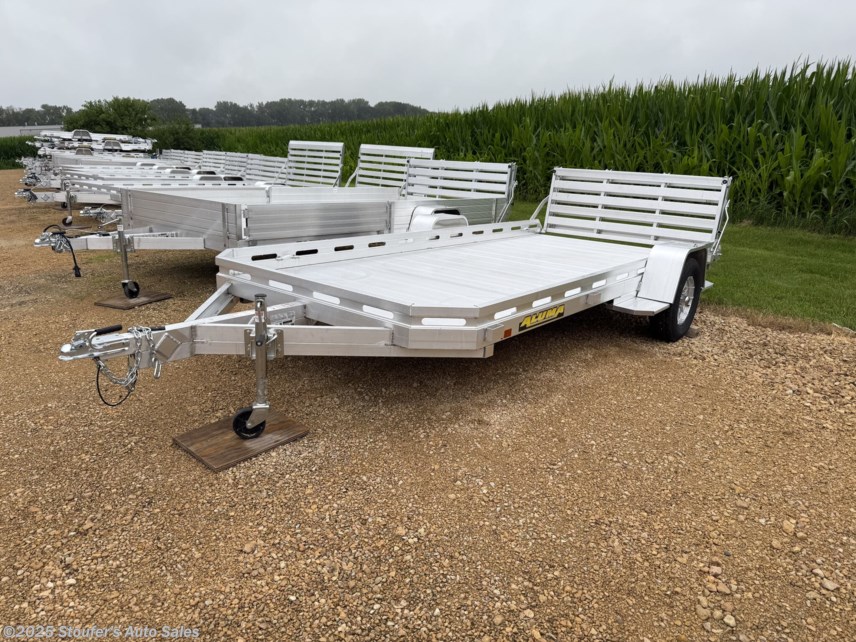 New 2026 Aluma 7814S-BT 6&apos;6 X 14&apos; UTILITY TRAILER Bifold Tail Gate available in Madison Lake, Minnesota