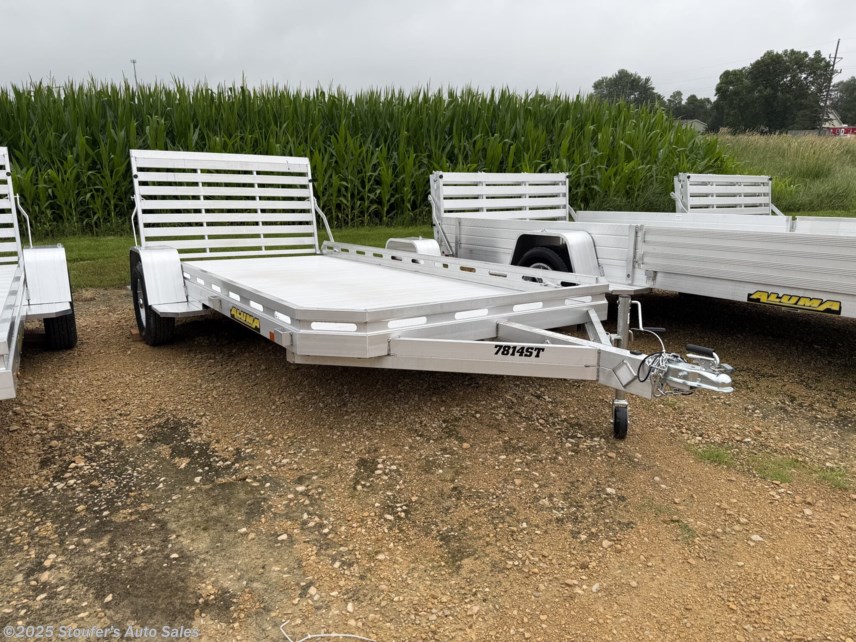 New 2026 Aluma 7814S-TG 7814ST 6&apos;6 X 14&apos; UTILITY TRAILER available in Madison Lake, Minnesota