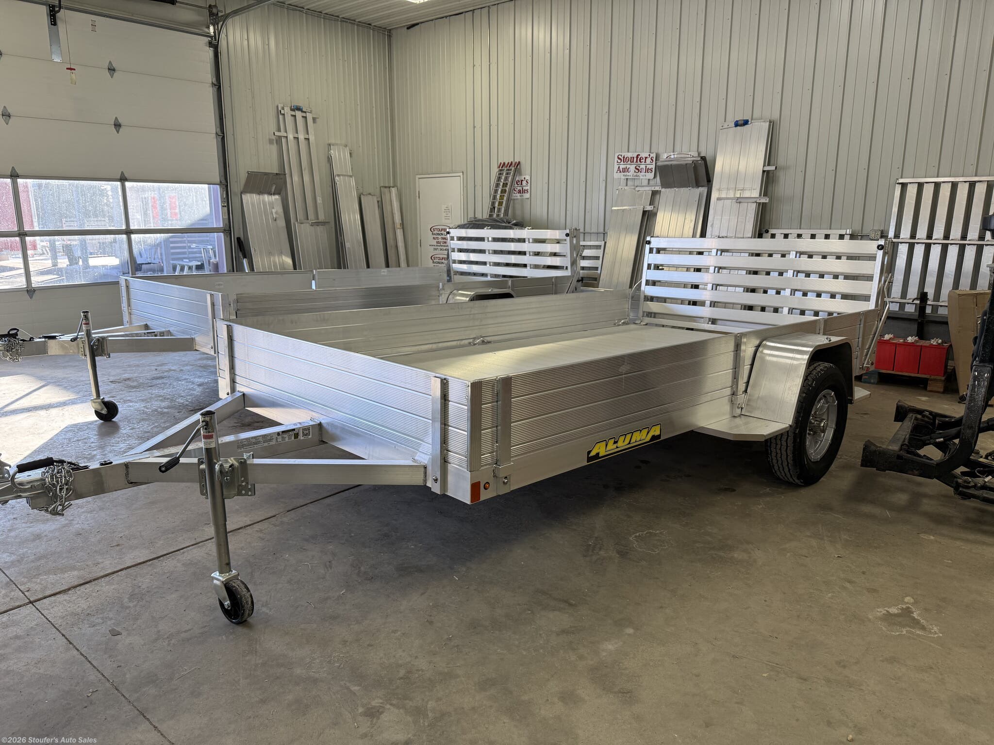 6x12 Utility Trailer for sale | New Aluma 8112S-BT-SS 6'6
