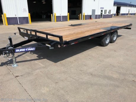 &lt;p&gt;NEW SURE TRAC 10K DECKOVER TRAILER&lt;/p&gt;
&lt;p&gt;102&quot; X 20&#39;&lt;/p&gt;
&lt;p&gt;2 - 5200# AXLES WITH EZ LUBE HUBS AND ELECTRIC BRAKES ON BOTH AXLES&lt;/p&gt;
&lt;p&gt;STAKE POCKET AND RUBRAIL&lt;/p&gt;
&lt;p&gt;8&#39; REAR PULLOUT RAMPS&lt;/p&gt;
&lt;p&gt;NEW ST225/75R15LRD RADIAL TIRES&lt;/p&gt;
&lt;p&gt;LED LIGHTS&lt;/p&gt;
&lt;p&gt;ADJUSTABLE HEIGHT COUPLER&lt;/p&gt;
&lt;p&gt;DROP LEG JACK&lt;/p&gt;
&lt;p&gt;POWDER COAT PAINT FINISH&lt;/p&gt;
&lt;p&gt;3 YEAR STRUCTURAL WARRANTY&lt;/p&gt;