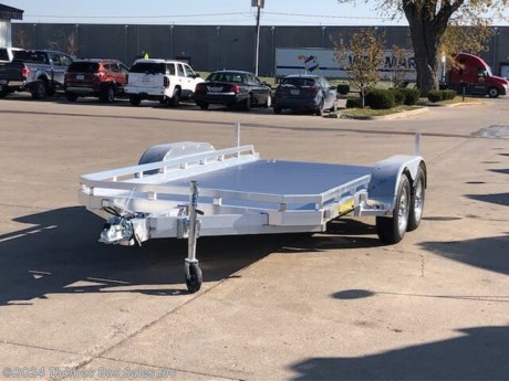 &lt;p&gt;Aluma 7814R Tandem Axle Aluminum Utility Trailer&lt;/p&gt;
&lt;p&gt;78&quot; X 14&#39;&lt;/p&gt;
&lt;p&gt;All Aluminum Construction&lt;/p&gt;
&lt;p&gt;Extruded Aluminum Floor&lt;/p&gt;
&lt;p&gt;2 - 3500# Torsion Axles with Electric Brakes on all 4 wheels&lt;/p&gt;
&lt;p&gt;7&quot; Retainer Rail on Front and Sides&lt;/p&gt;
&lt;p&gt;4 Recessed 2K D Rings&lt;/p&gt;
&lt;p&gt;5&#39; Rear Pullout Ramps&lt;/p&gt;
&lt;p&gt;Aluminum Rims&lt;/p&gt;
&lt;p&gt;LED Lights&lt;/p&gt;
&lt;p&gt;Swivel Tongue Jack with Wheel&lt;/p&gt;