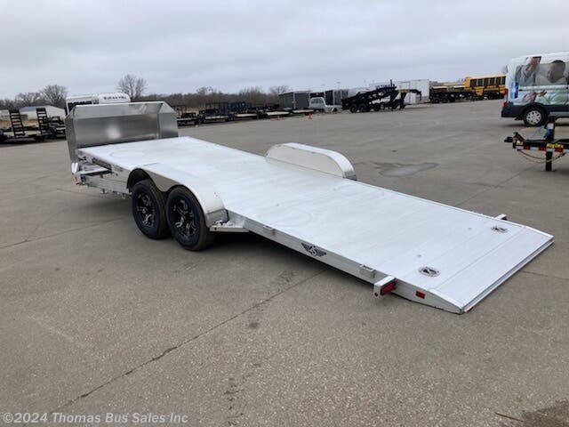 2024 Aluma 8222-14K-Tilt 22' Aluminum Tiltbed Car Hauler Trailer