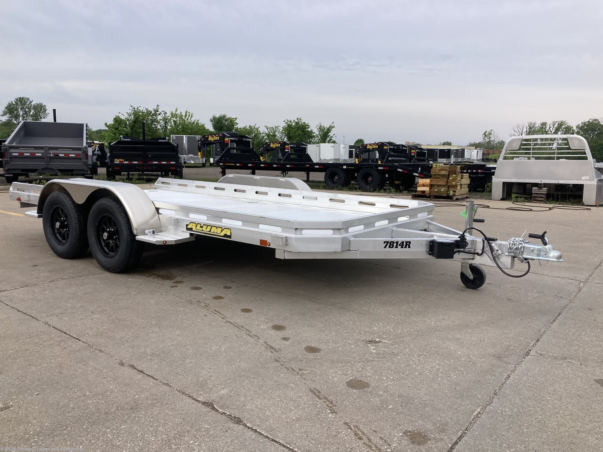 2027 Aluma 7814TA-R - New Car Hauler Trailer for sale by Thomas Trailers and Equipment in Des Moines, Iowa