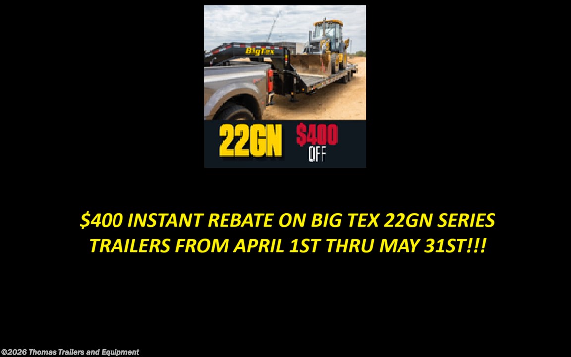 2026 Big Tex 22GN - New Flatbed/Flat Deck (Heavy Duty) Trailer for sale by Thomas Trailers and Equipment in Des Moines, Iowa