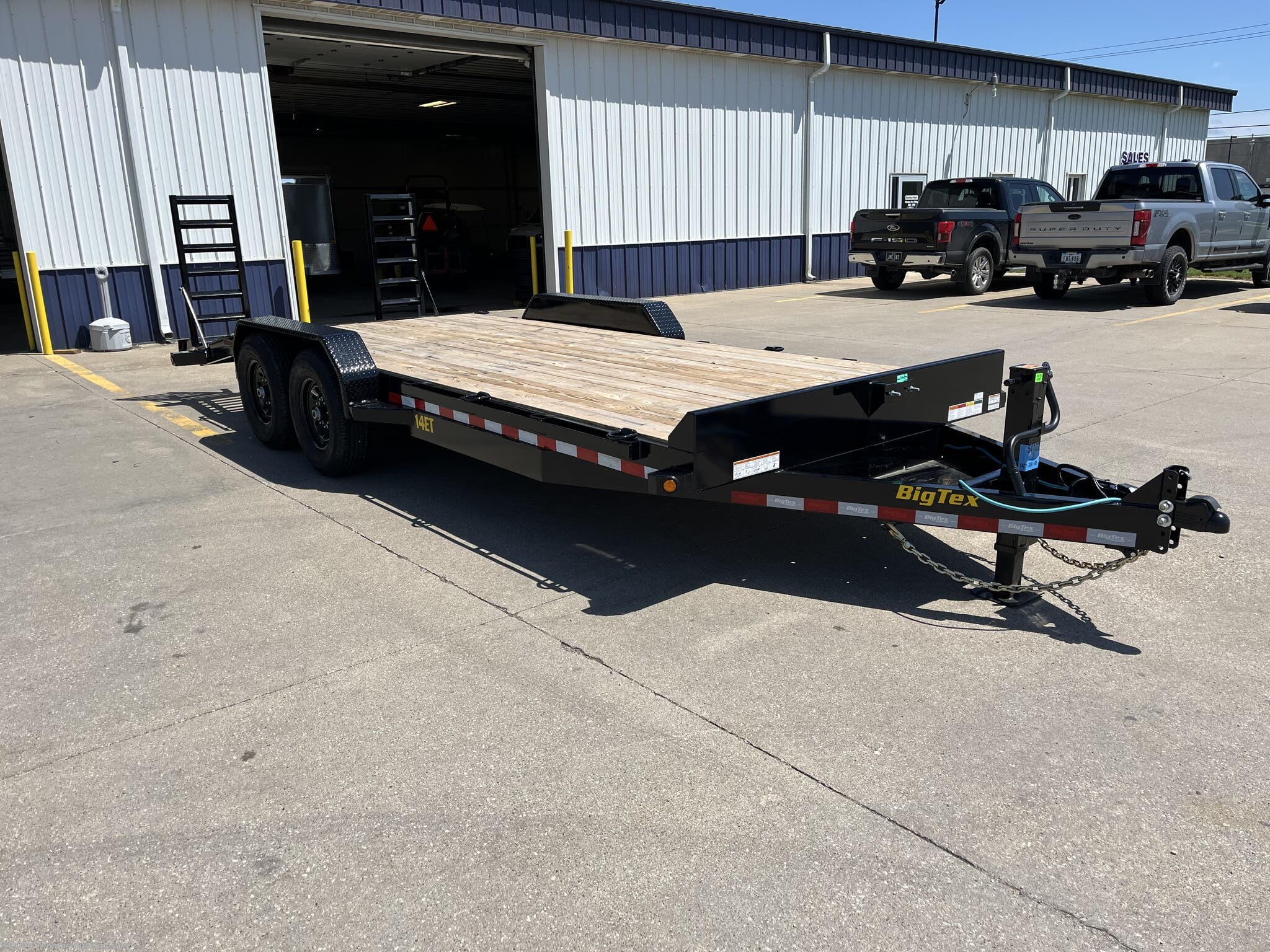 14ET-20 STAND UP RAMPS - 2024 Big Tex 14ET Flatbed/Flat Deck (Heavy Duty)  Trailer for sale in Des Moines IA