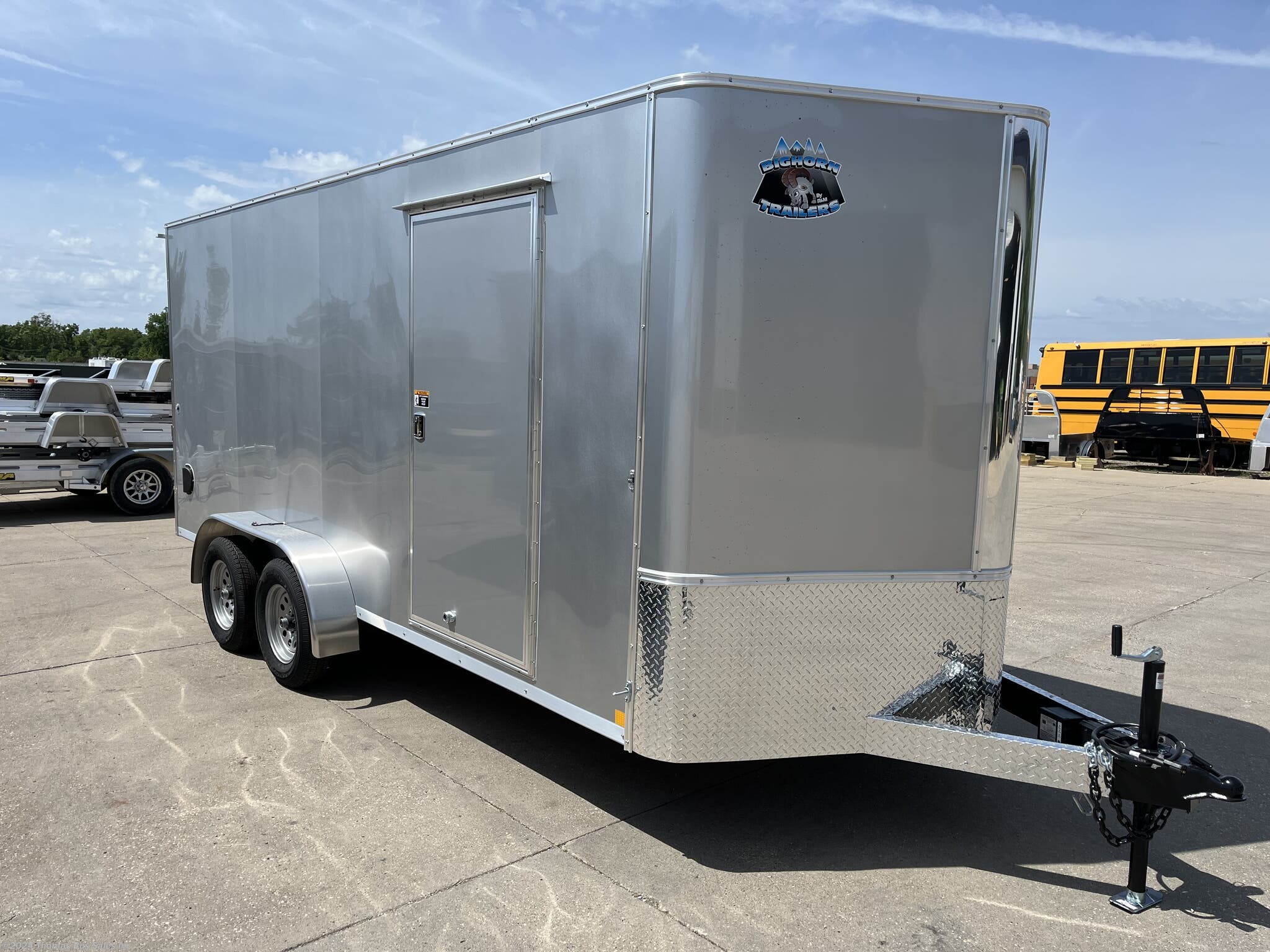 7 X 16 STANDARD SERIES - SILVER - 2025 Big Horn Cargo Trailer for sale in Des  Moines IA