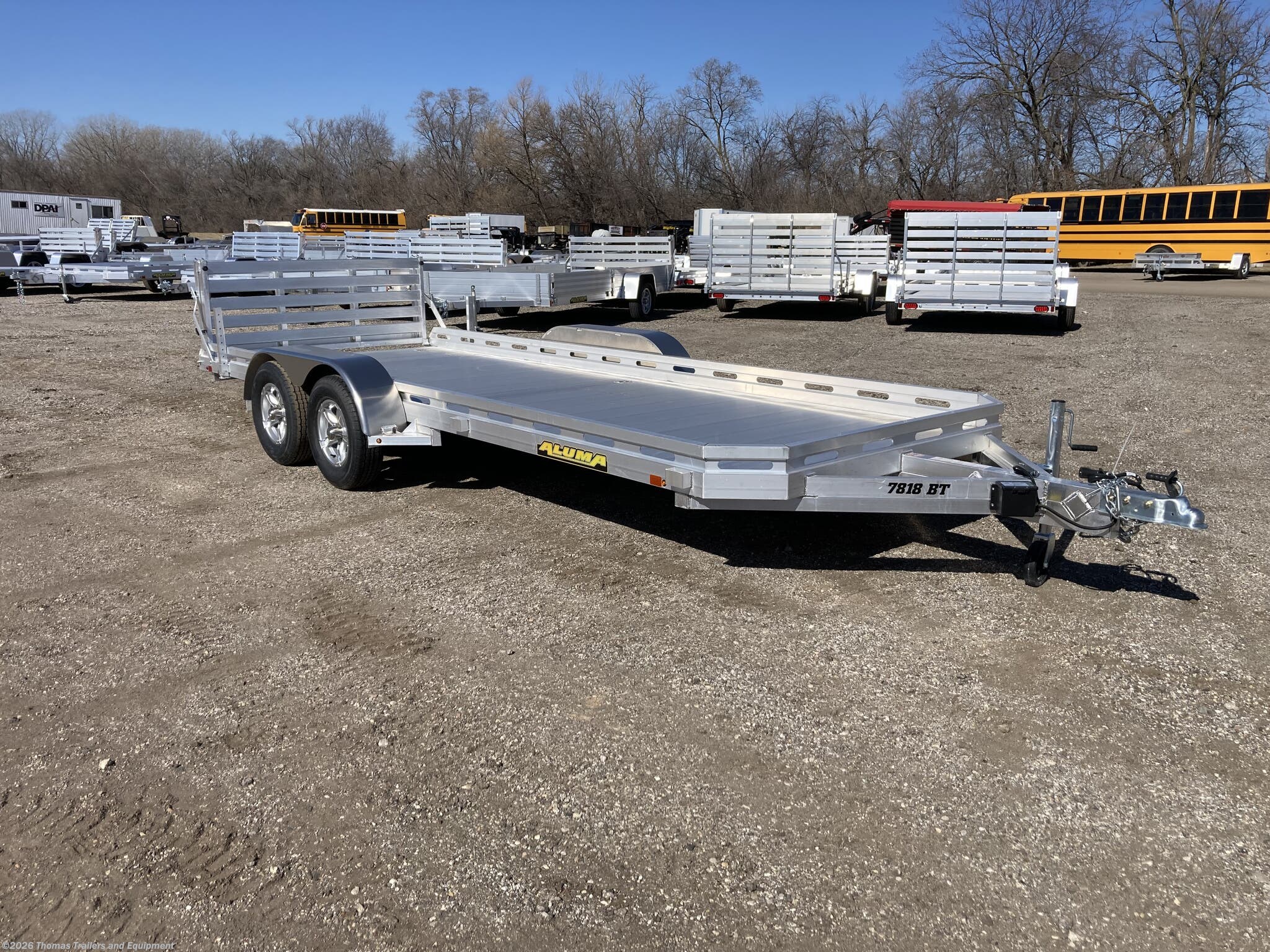 2027 Aluma 7818TA-BT - New Utility Trailer for sale by Thomas Trailers and Equipment in Des Moines, Iowa