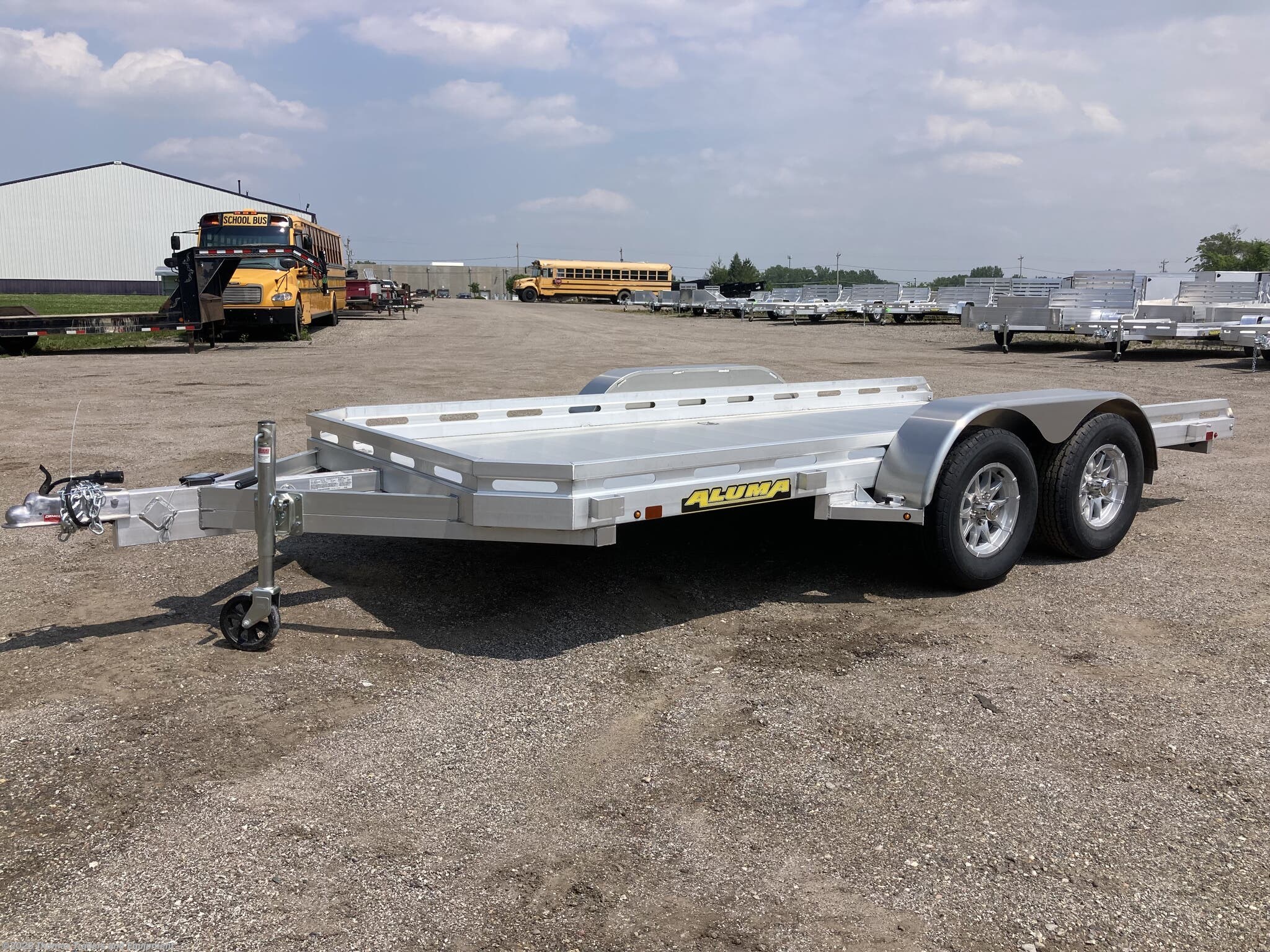 2027 Aluma 7814TA-R - New Car Hauler Trailer for sale by Thomas Trailers and Equipment in Des Moines, Iowa