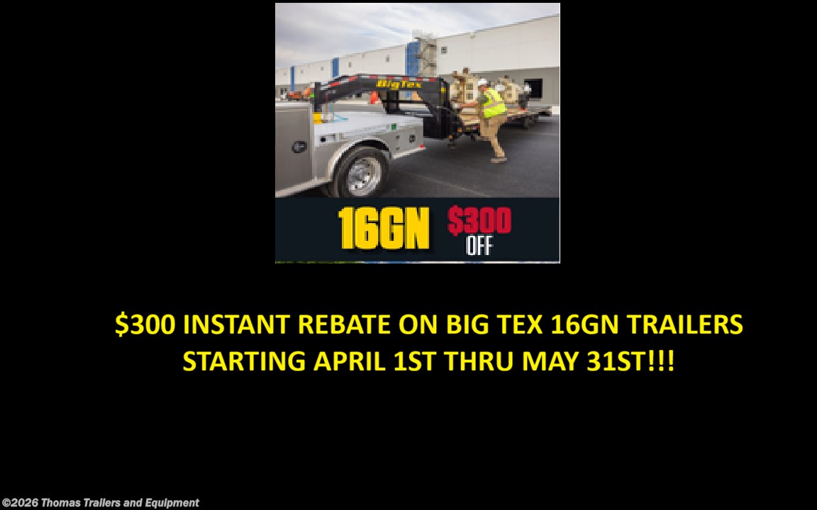2026 Big Tex 16GN - New Flatbed/Flat Deck (Heavy Duty) Trailer for sale by Thomas Trailers and Equipment in Des Moines, Iowa