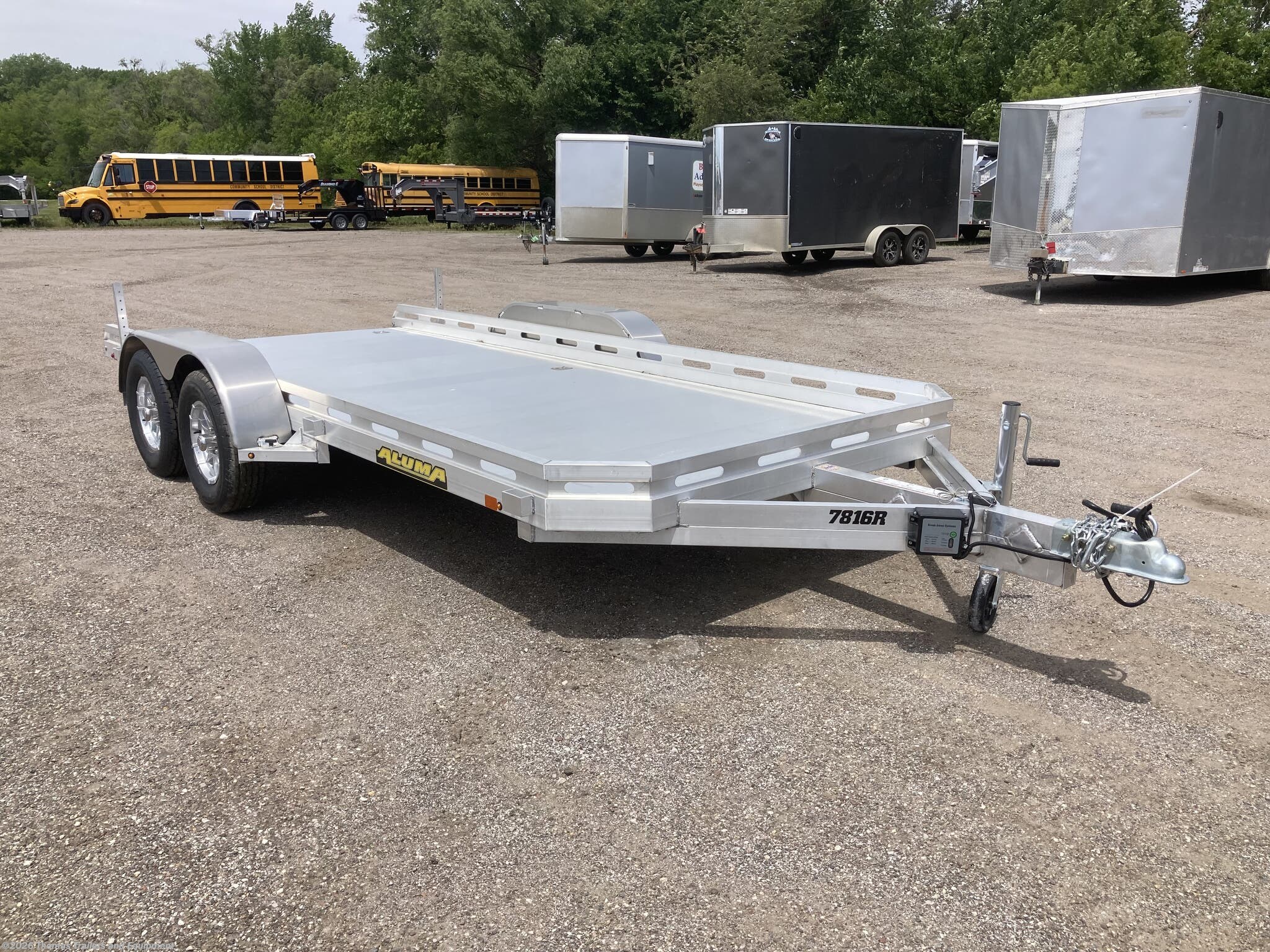2027 Aluma 7816 - New Car Hauler Trailer for sale by Thomas Trailers and Equipment in Des Moines, Iowa