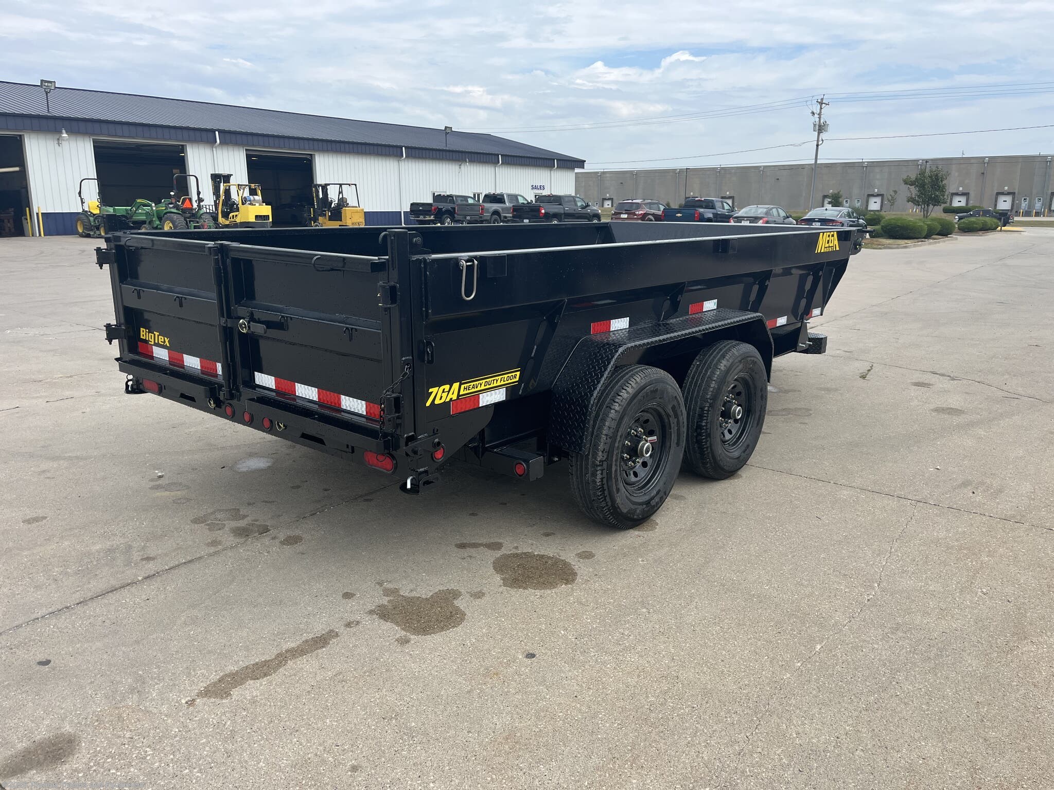 14TD-14 MEGA HOIST 7 GAUGE FLOOR - 2026 Big Tex 14TD Dump (Heavy