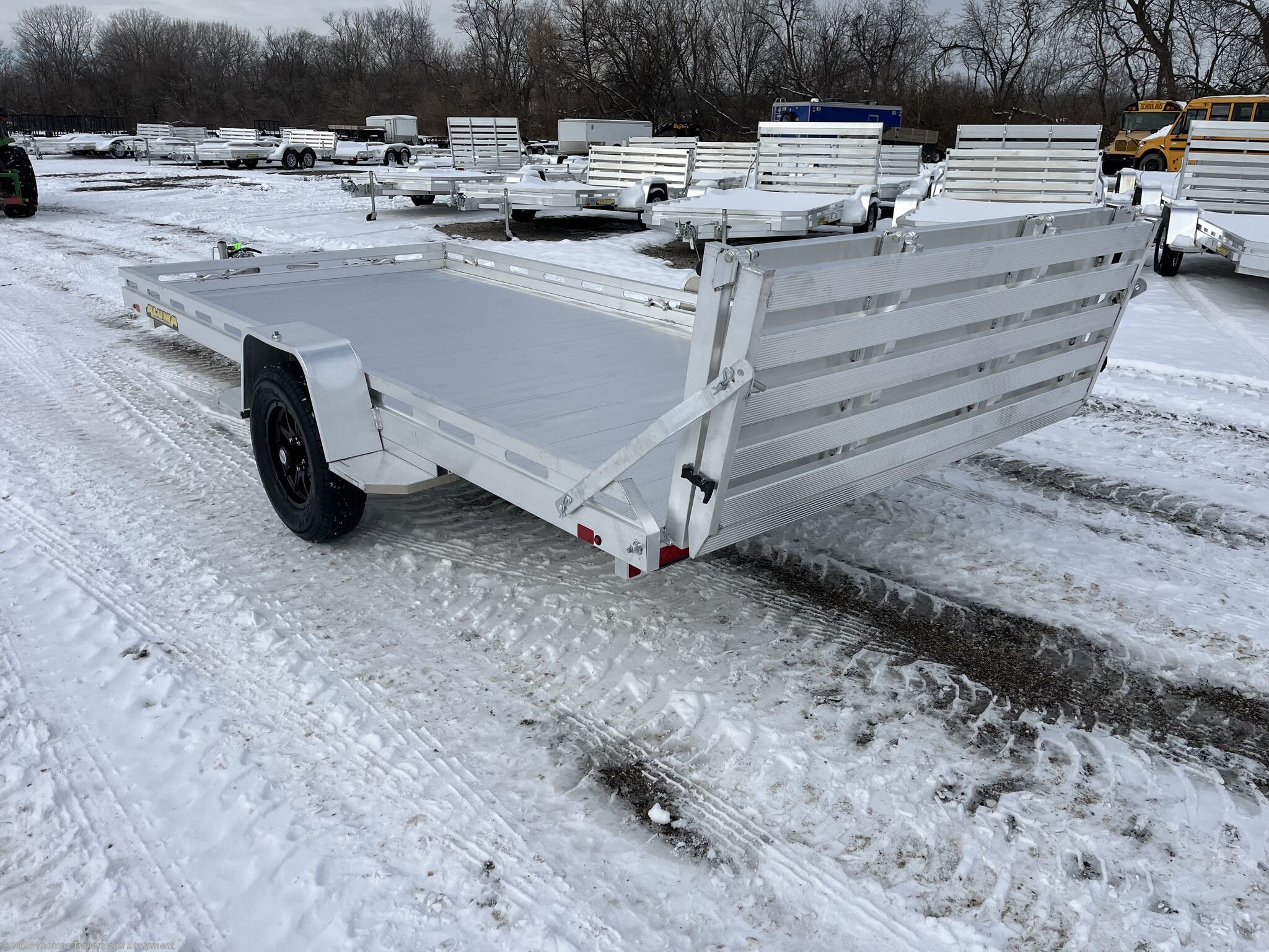 2027 Aluma 8014S-EL-BT - New Utility Trailer for sale by Thomas Trailers and Equipment in Des Moines, Iowa