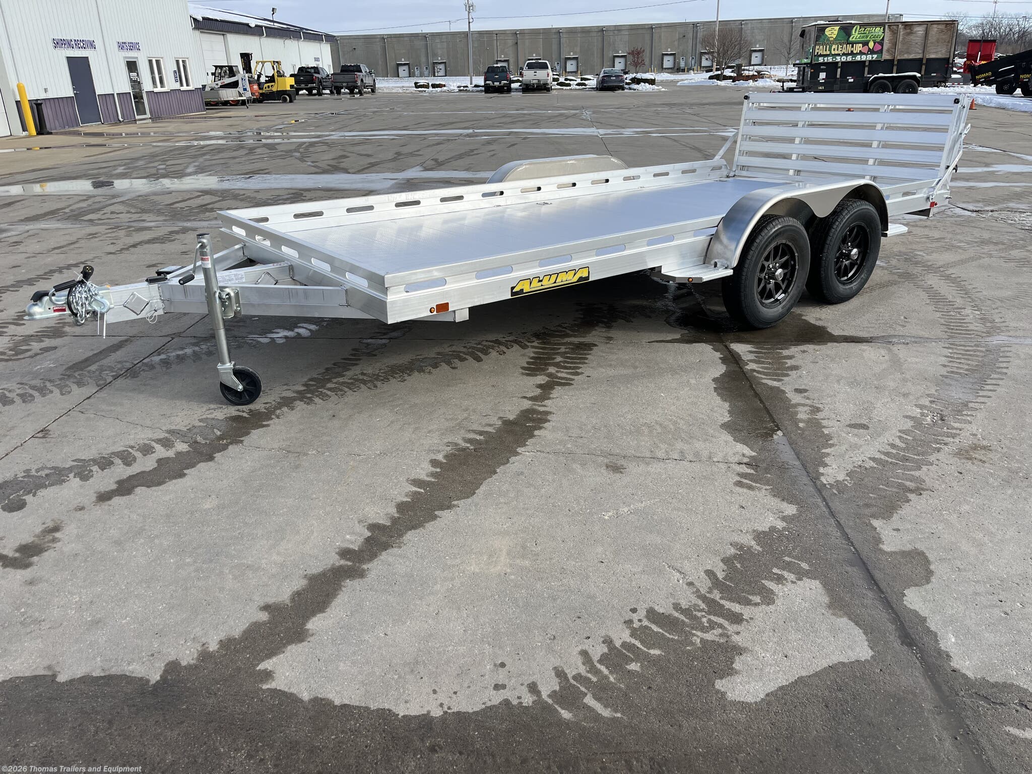 2027 Aluma 8016TA-EL-BT-RTD - New Utility Trailer for sale by Thomas Trailers and Equipment in Des Moines, Iowa