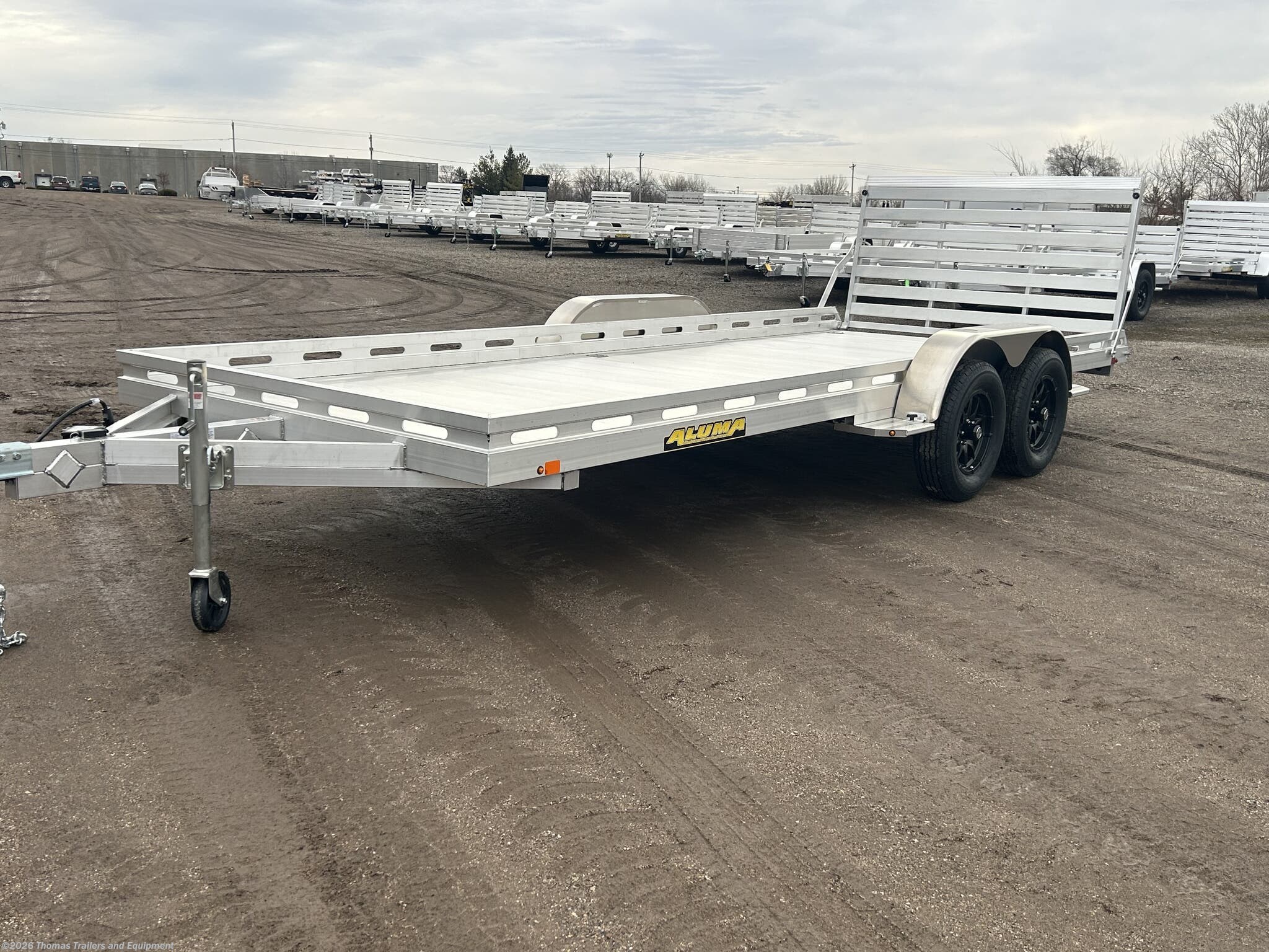 2027 Aluma 8018TA-EL-R-BT-RTD - New Utility Trailer for sale by Thomas Trailers and Equipment in Des Moines, Iowa