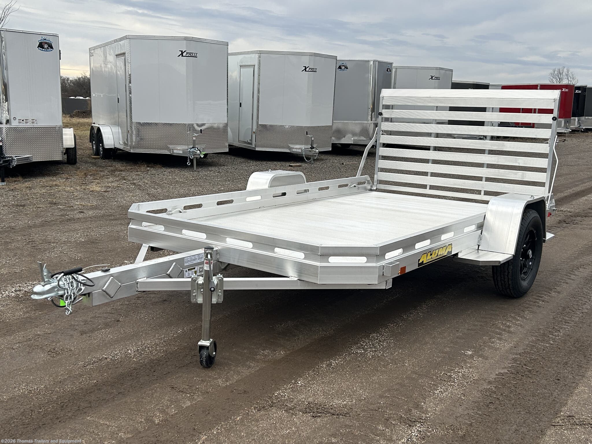 2027 Aluma 7712H-S-TG - New Utility Trailer for sale by Thomas Trailers and Equipment in Des Moines, Iowa
