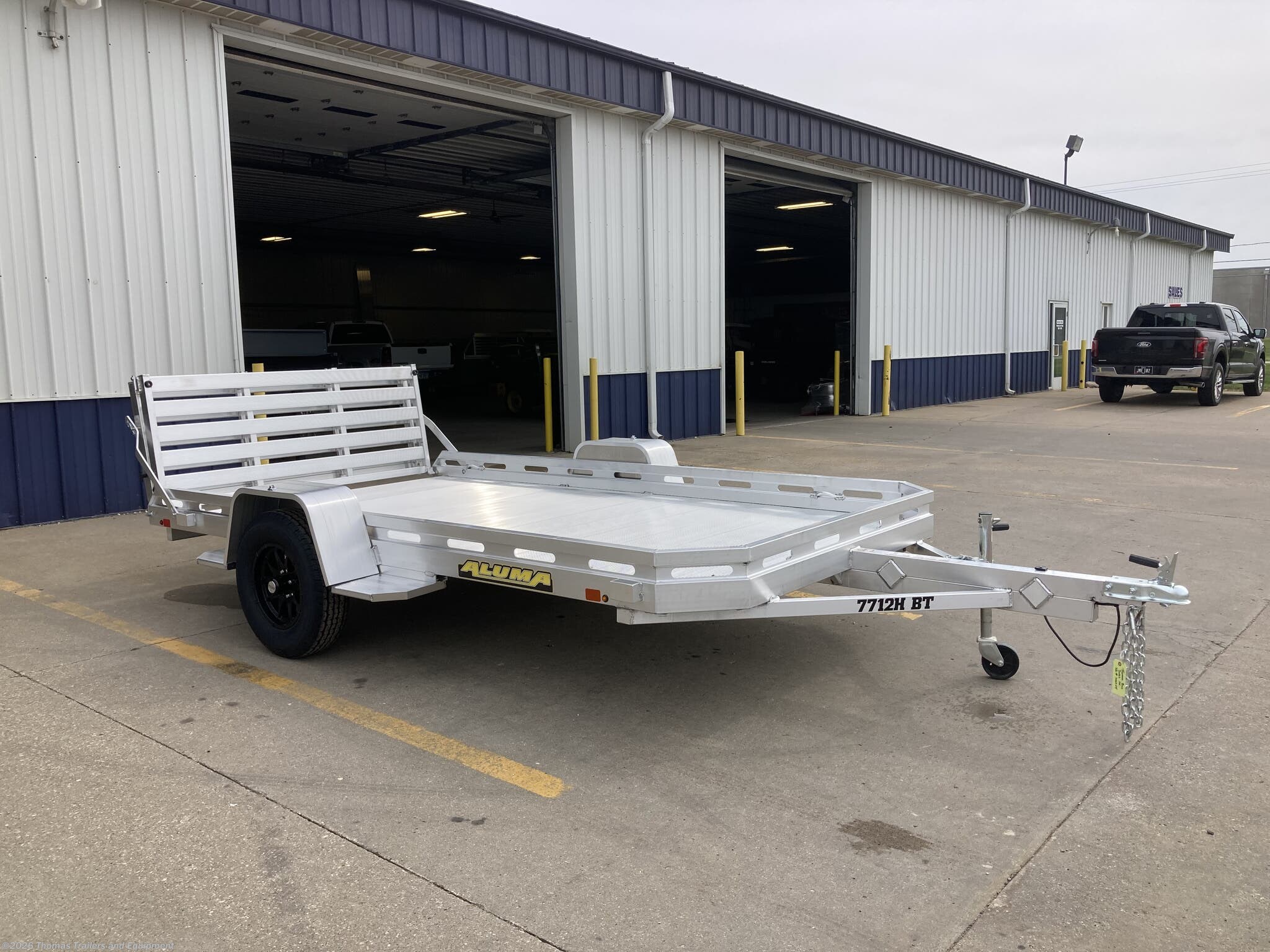 2027 Aluma 7712H-S-BT - New Utility Trailer for sale by Thomas Trailers and Equipment in Des Moines, Iowa