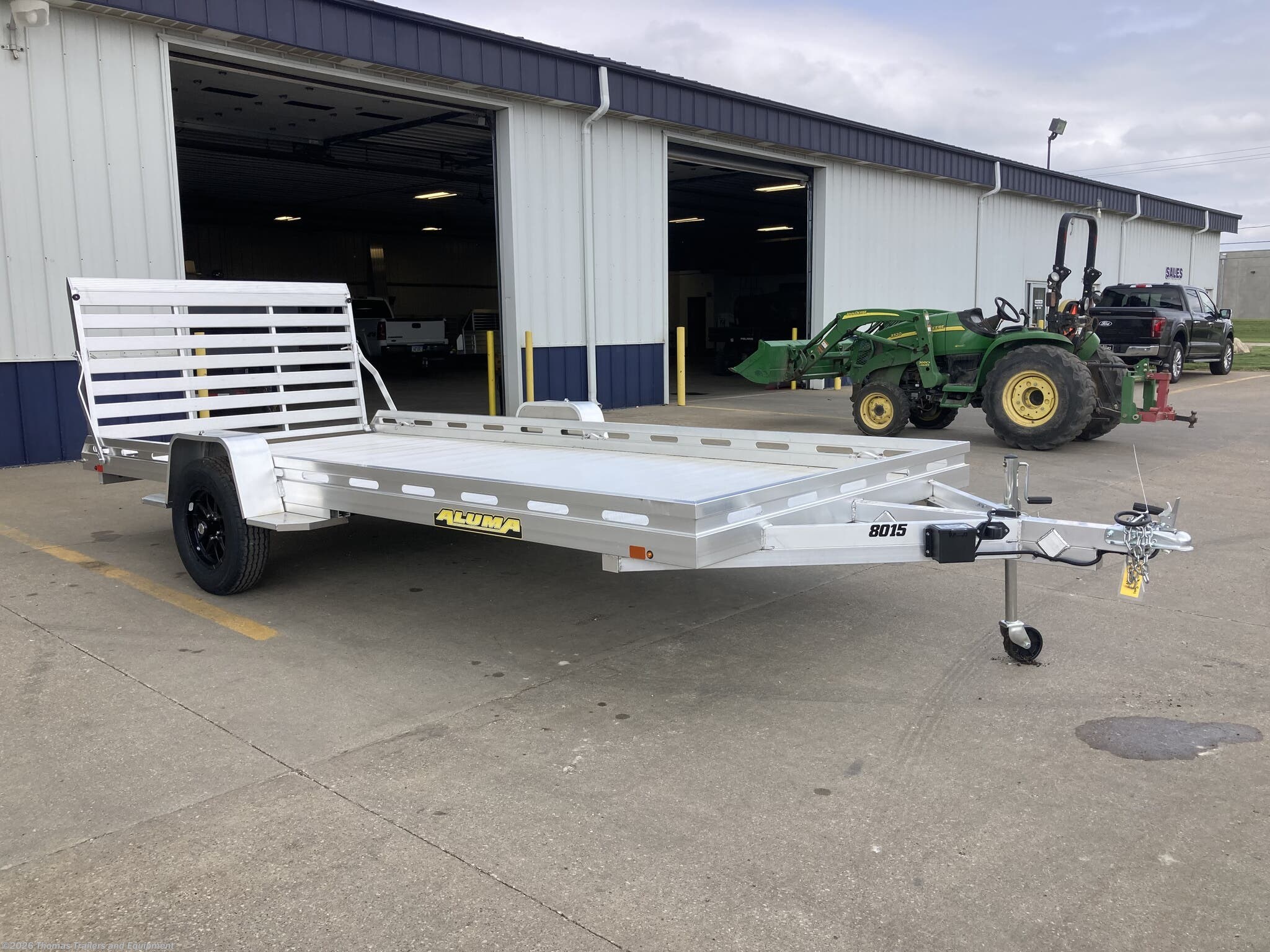 2027 Aluma 8015S-EL-TG - New Utility Trailer for sale by Thomas Trailers and Equipment in Des Moines, Iowa