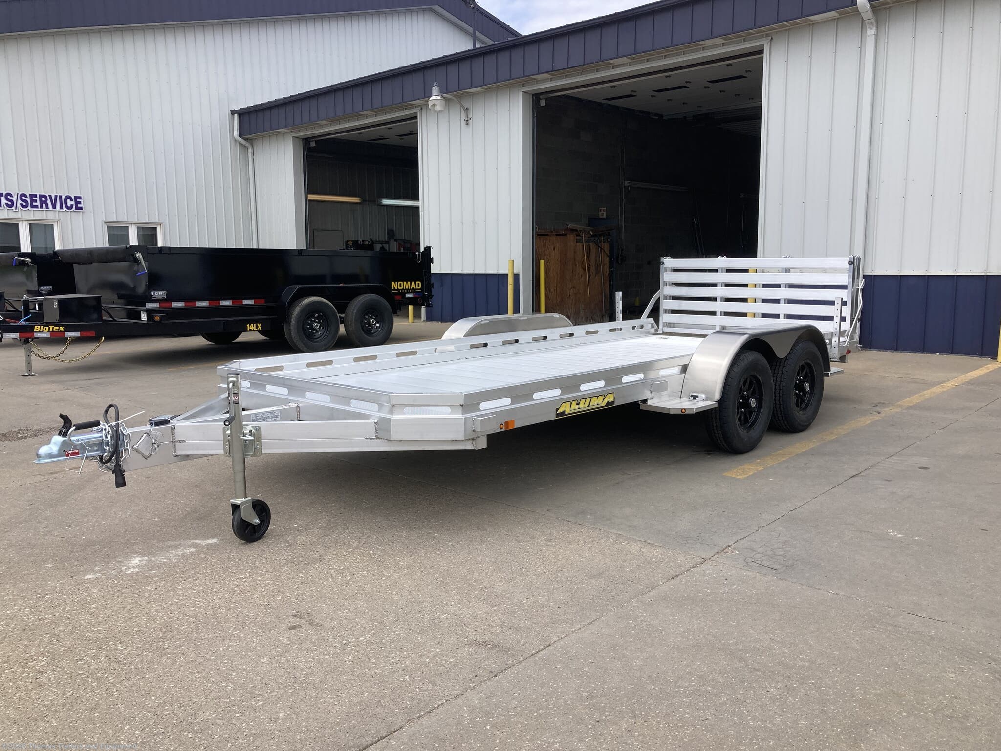 2027 Aluma 7816TA-EL-BT-RTD - New Car Hauler Trailer for sale by Thomas Trailers and Equipment in Des Moines, Iowa